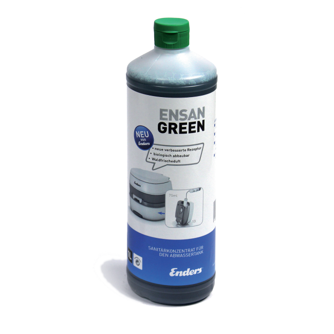Санитарная жидкость для нижнего резервуара ENSAN GREEN 1,0 л  - Фото №1