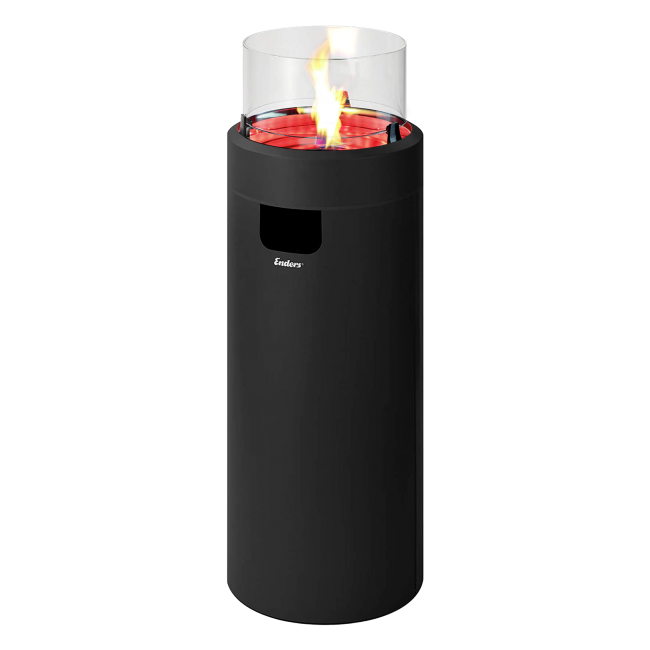 Газовый уличный камин Enders NOVA LED L Black - Фото №1