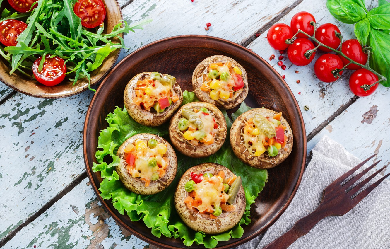 3 вкусных рецепта грибов на газовом гриле
